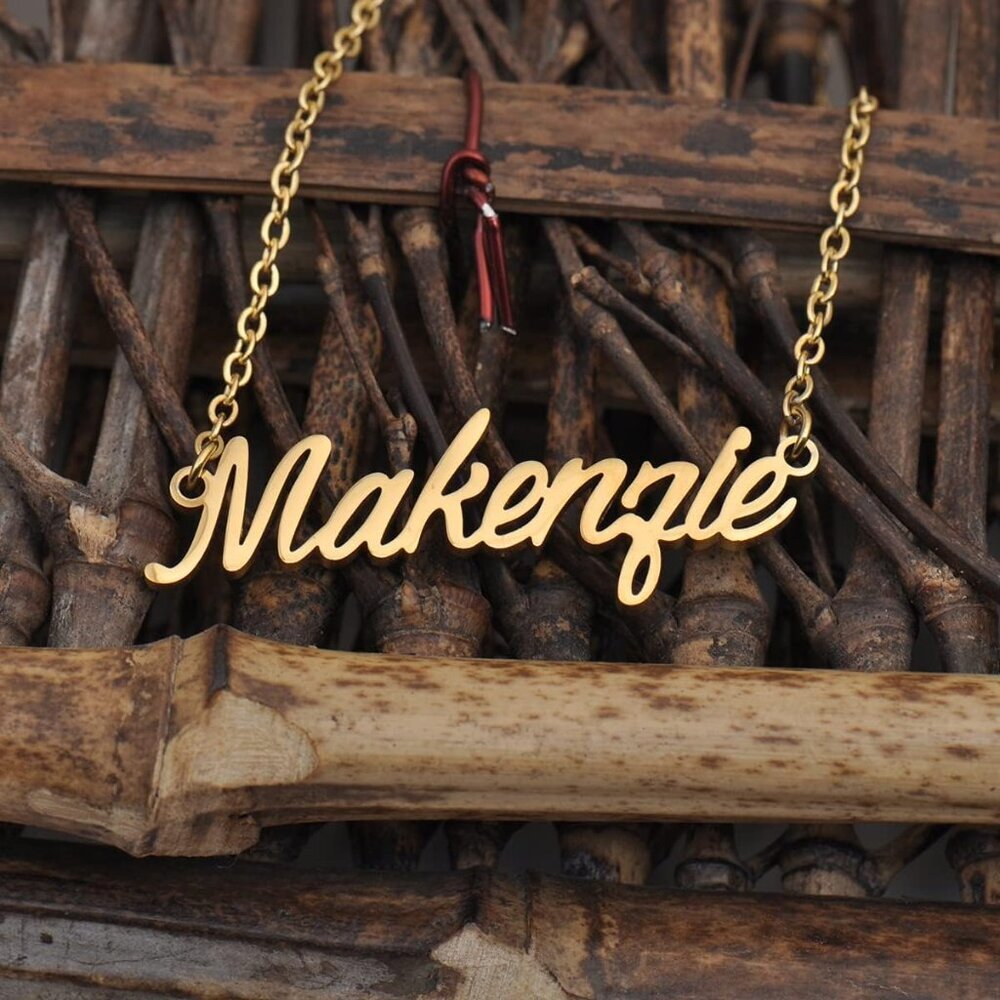 Personalized Name Necklace For Women Custom Initial Pendant Custom Name Jewelry View 5